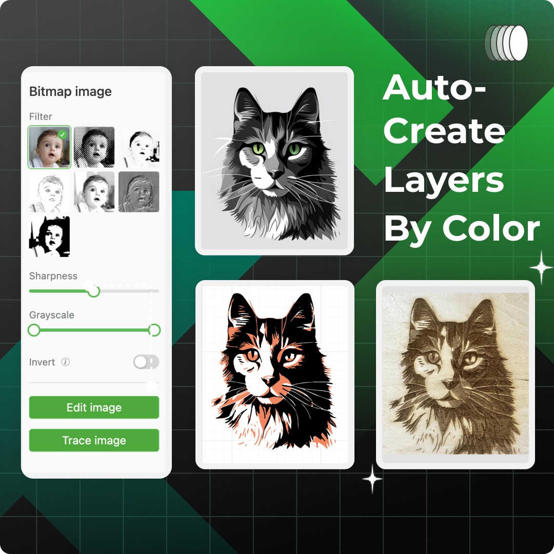 Trace Image and Generate Layer According to the Color