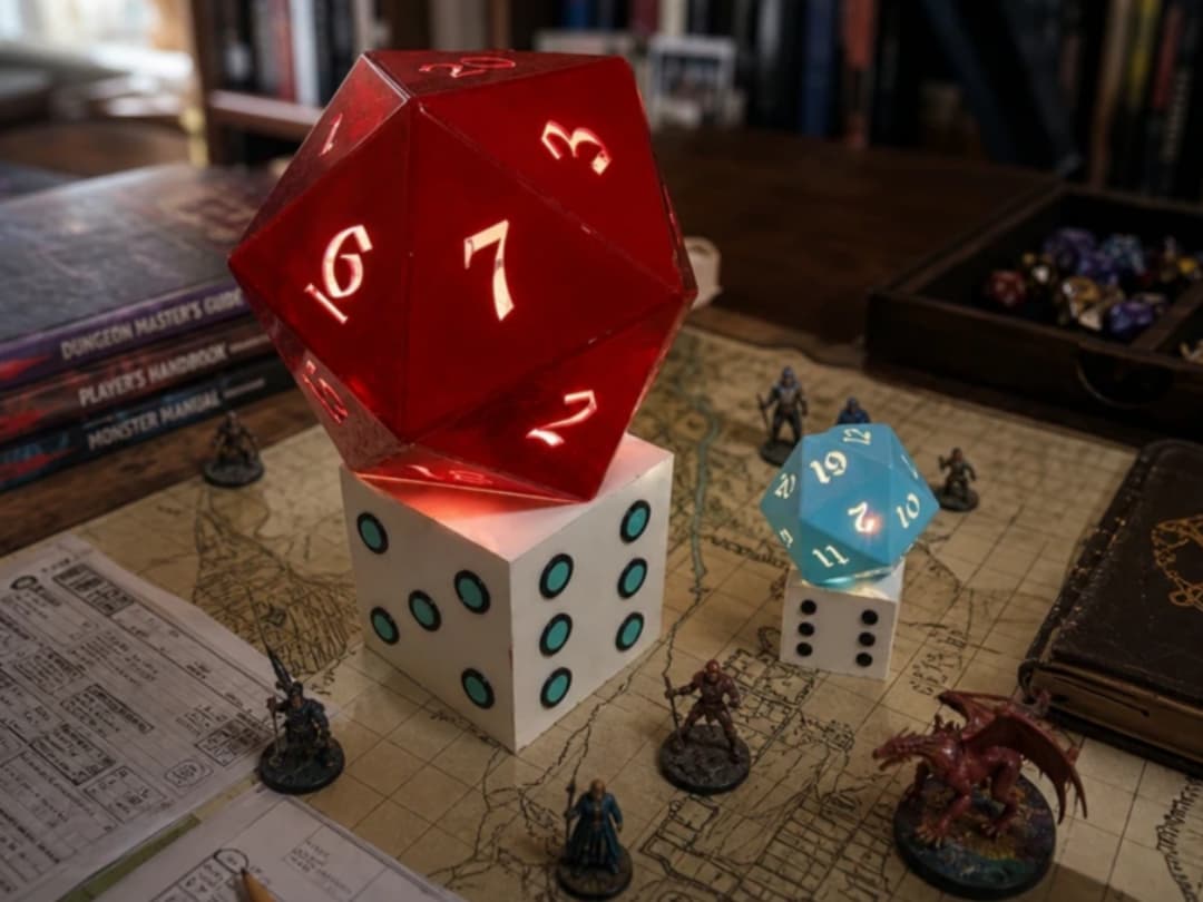 RPG Dice Lamp