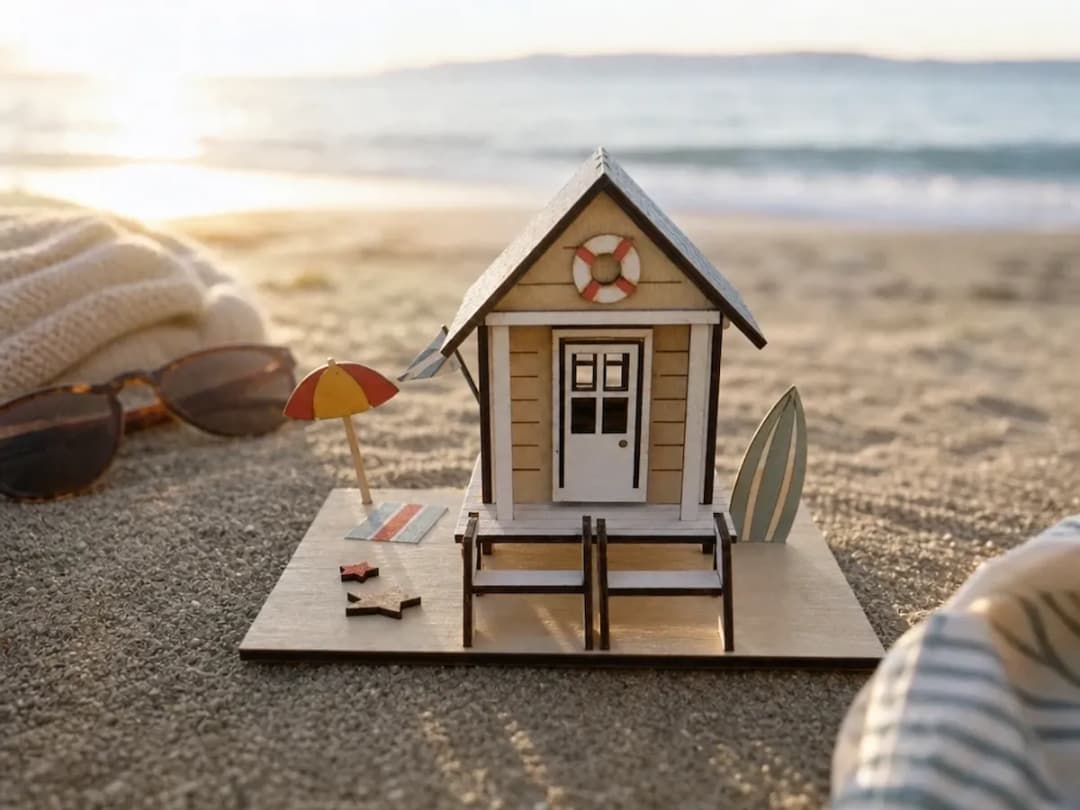 Miniature Beach Hut Miniature Beach Hut