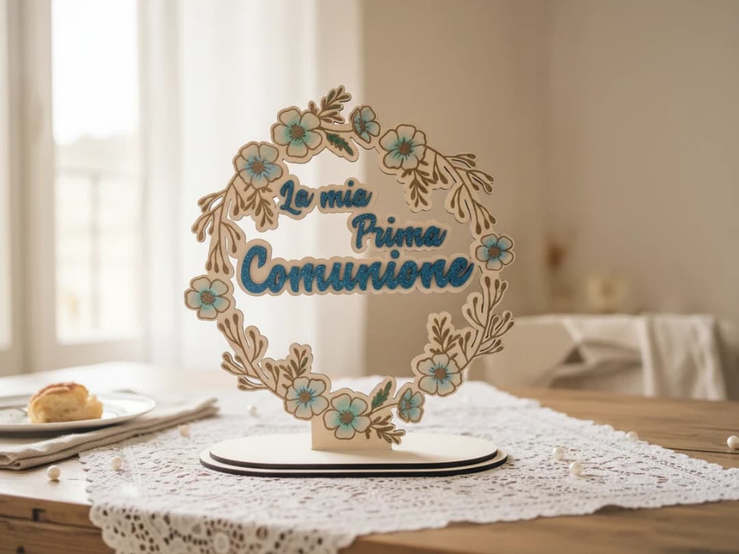 Decorative Centerpiece with My First Communion
