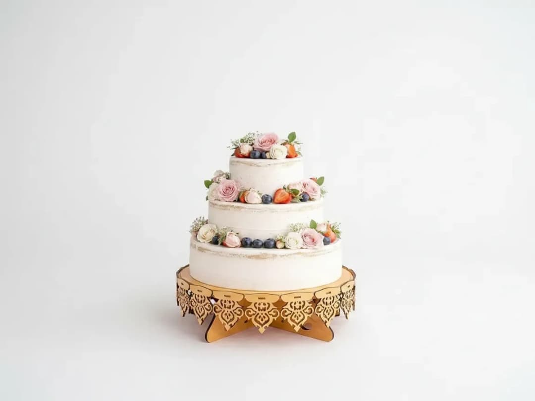 Round Plywood Cake Stand