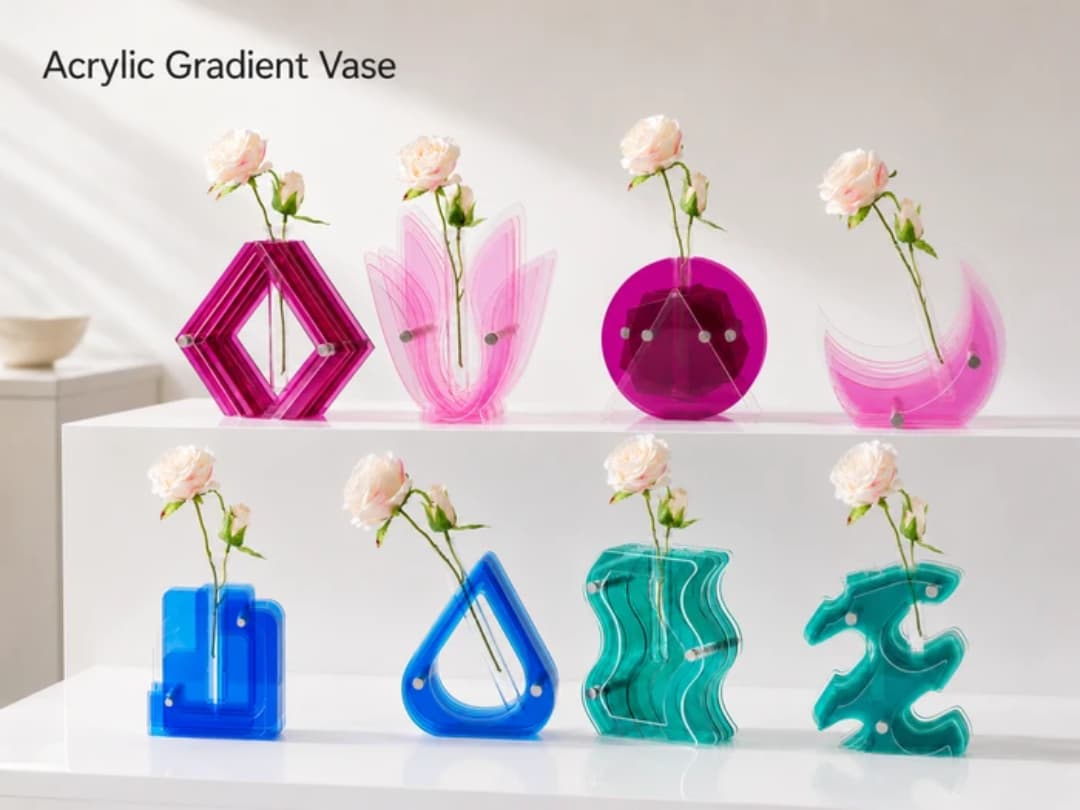Acrylic Gradient Vase Kit