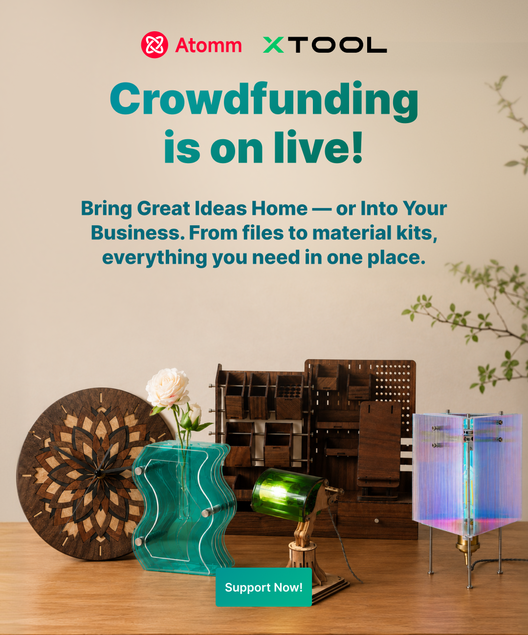 Atomm Crowdfunding is on live!