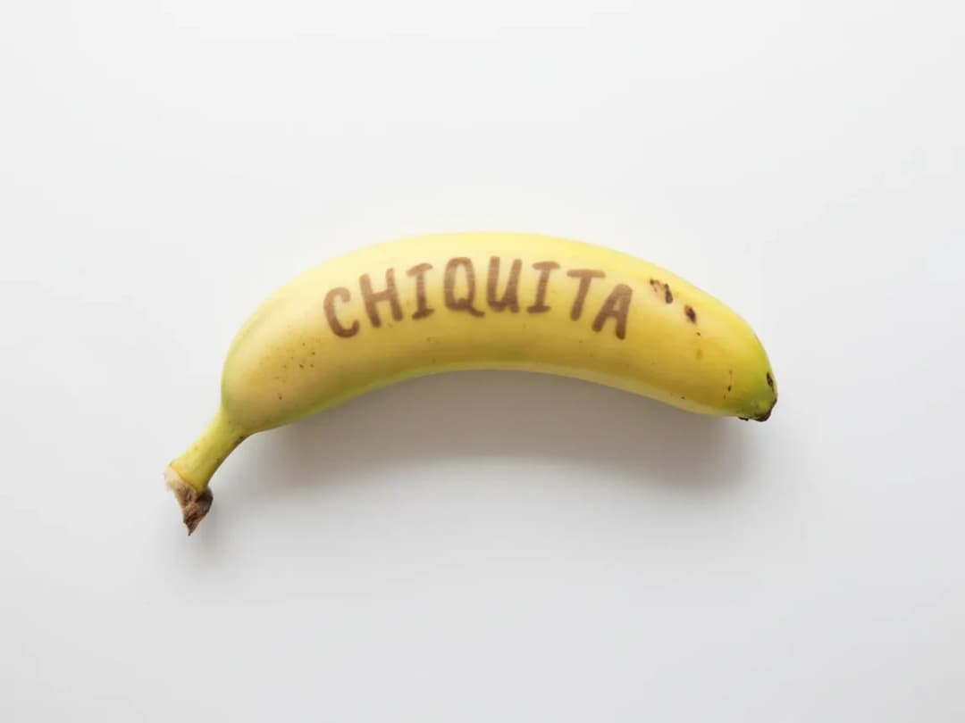 Laser Engraving on Banana