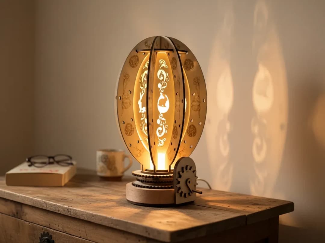 Mechanical Easter Egg Lamp