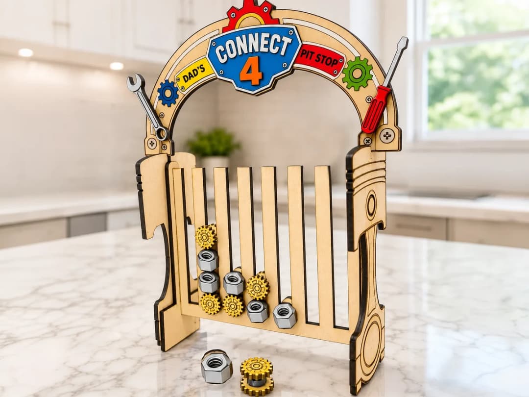 Dad's Race to Connect-4 Dad's Race to Connect-4