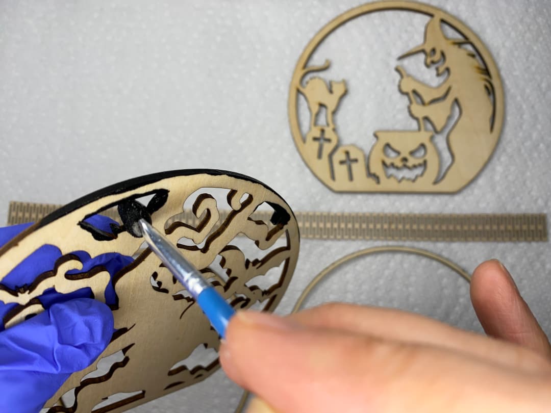 Paint the Wooden Pieces