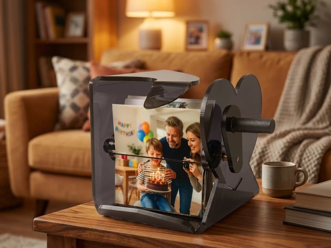 Custom Acrylic Flip Photo Frame