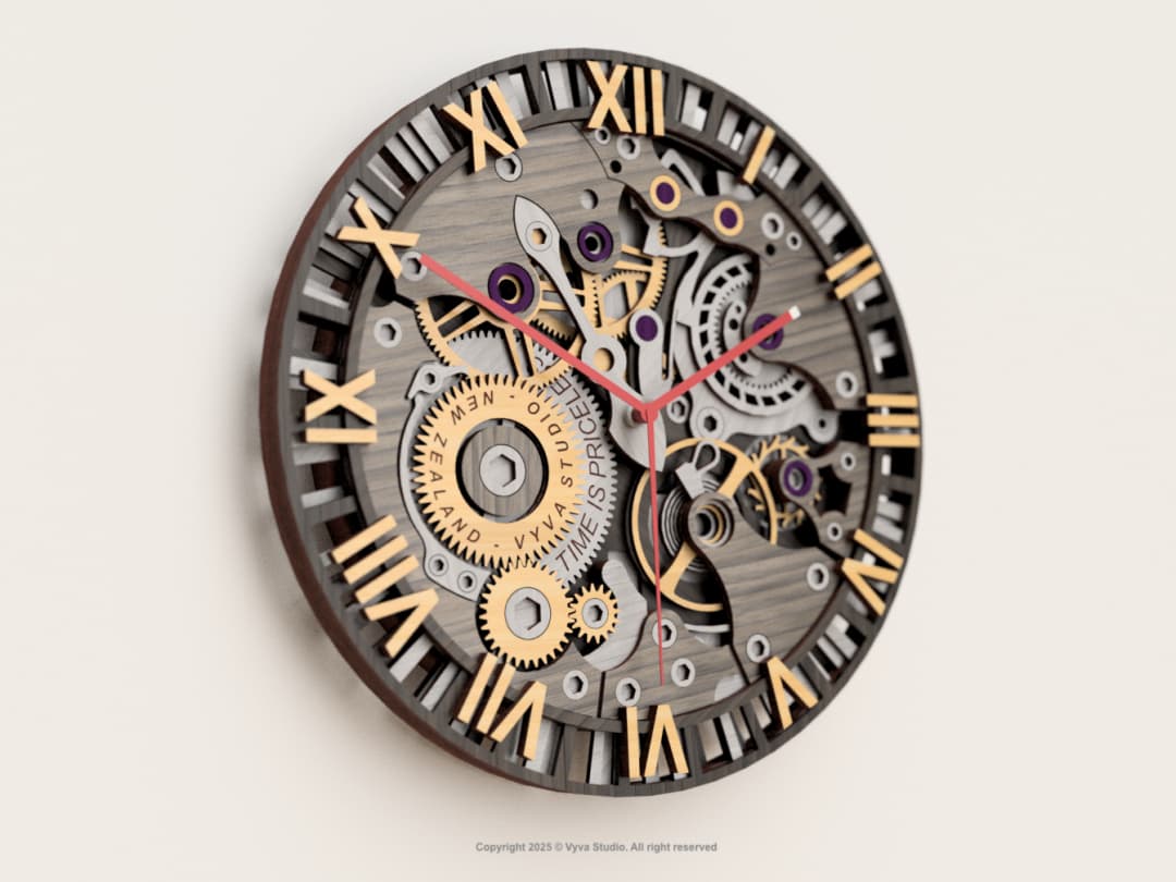 Mechanical Wooden Clocks