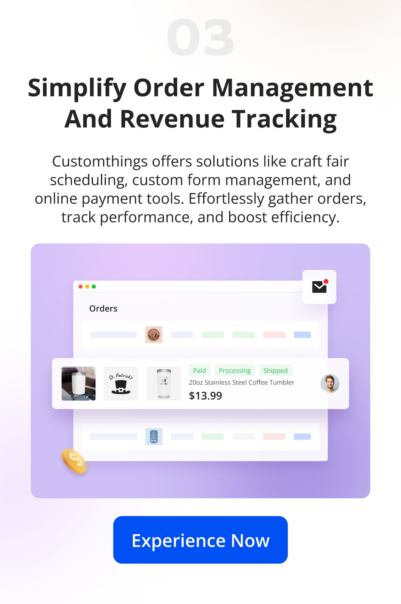 Simplify Order Management and Revenue Tracking