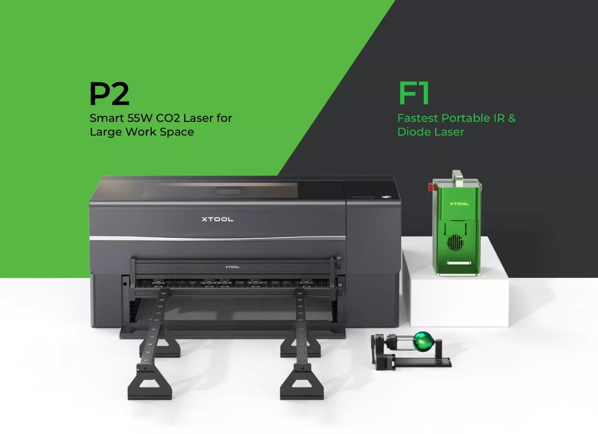 xTool P2 + F1 Ultimate Productive Business Duo