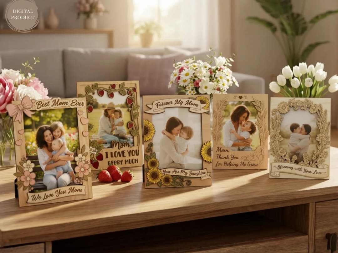 Mother's Day Photo Frames SVG Bundle