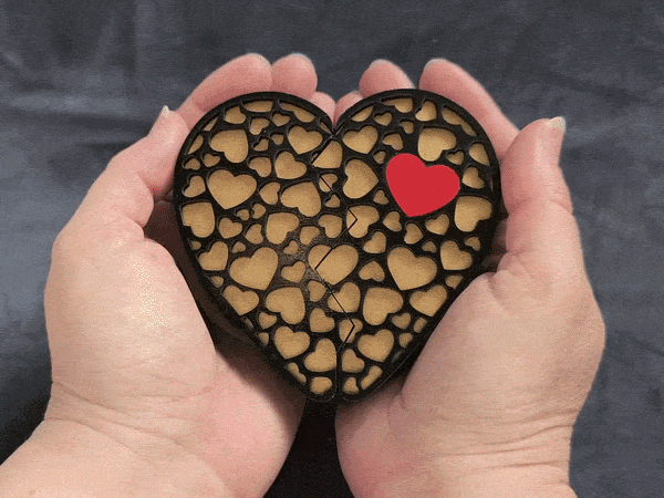 Open Your Heart - Openwork Heart Case and Pendant