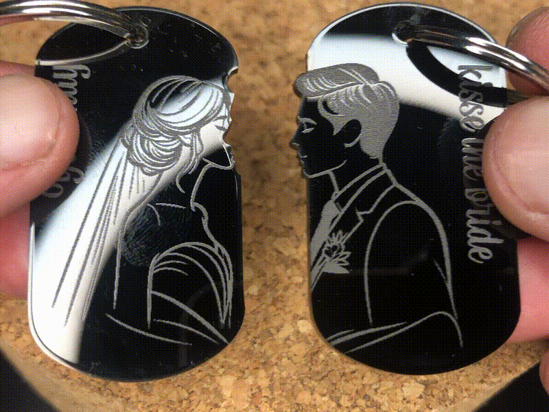 Couple Matching Pendant