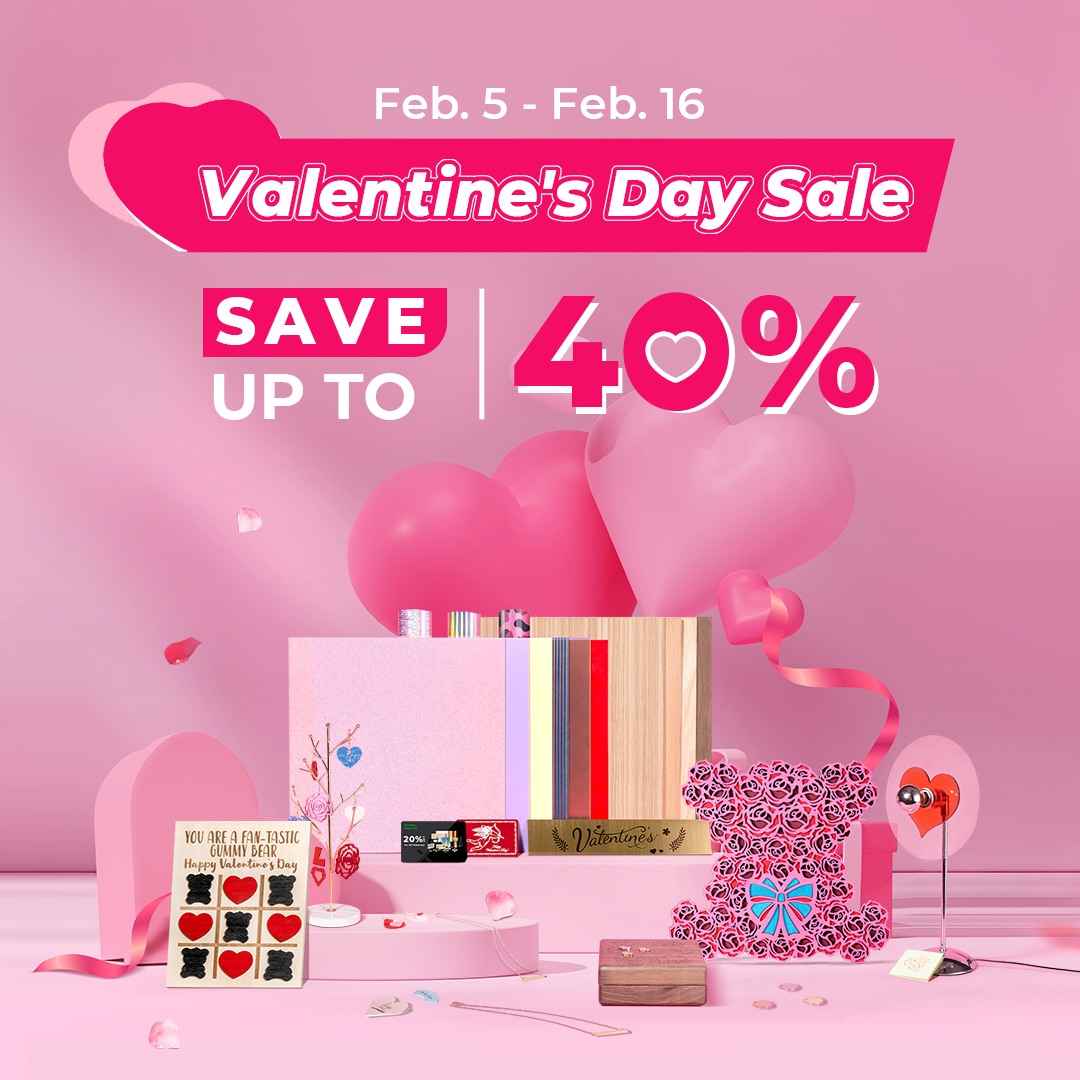 Unleash Your Creativity This Valentine's Day with xTool's Exclusive Offer!