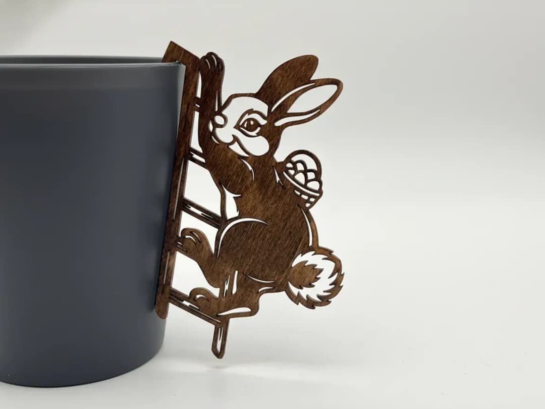 Easter Bunny Climbing Ladder Easter Lily Plant Hanger