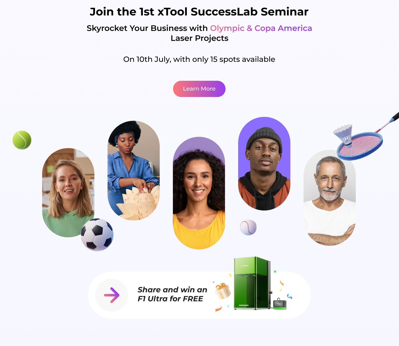 Join the 1st xTool SuccessLab Seminar