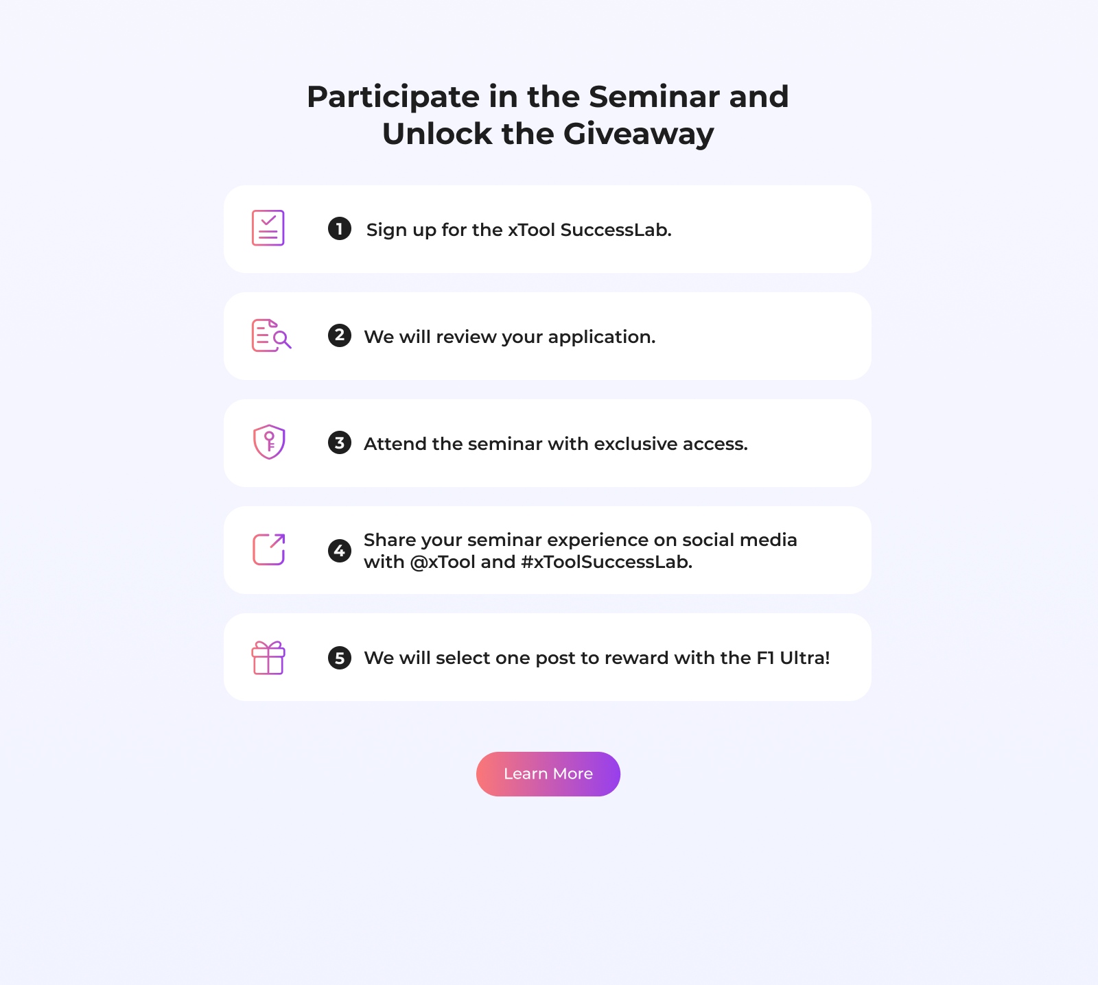 Participate in the Seminar and Unlock Giveaway