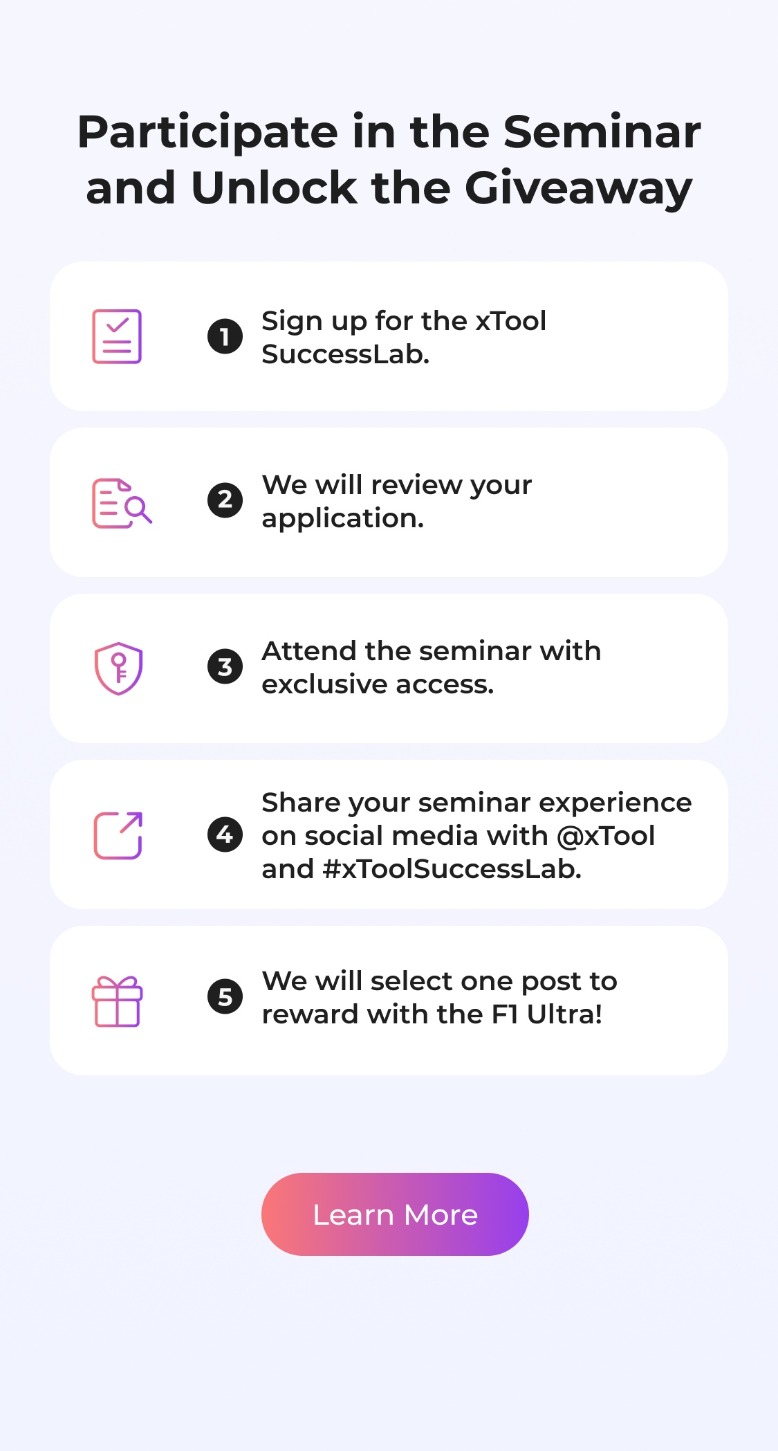 Participate in the Seminar and Unlock Giveaway