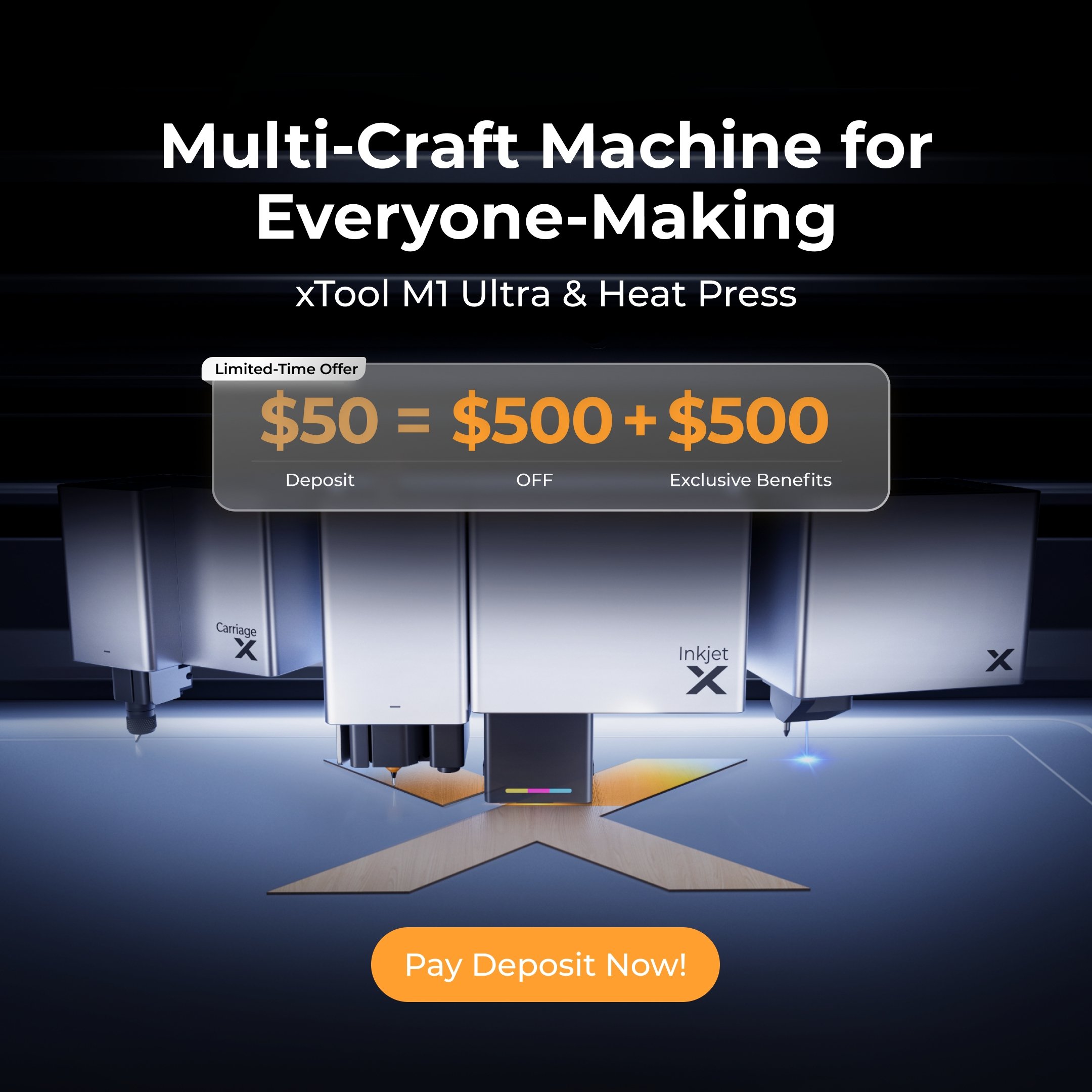 Multi-Craft Machine for Everyone-Making xTool Ml Ultra & Heat Press