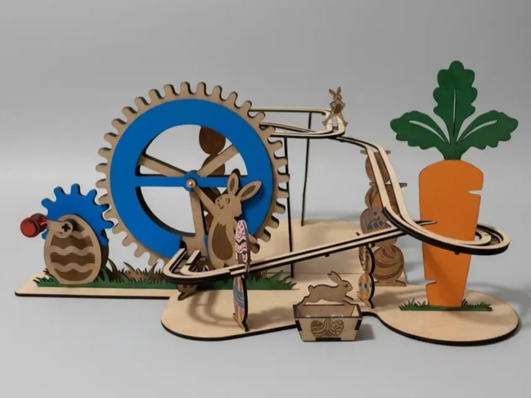 Easter Marble Run Lift System