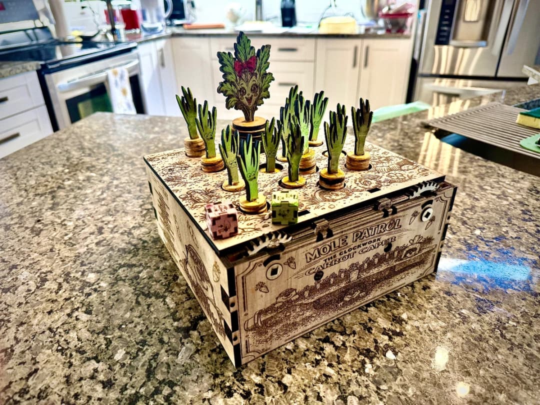 The Clockwork Carrot Caper Easter Tabletop Board Game