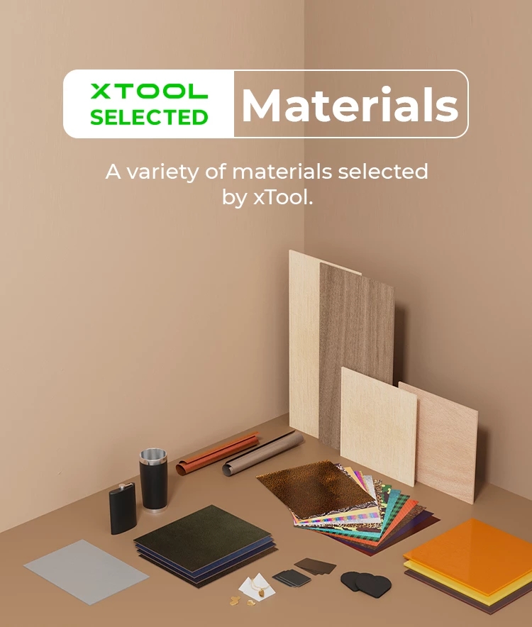 Unlock Your Creative Potential with xTool Selected Material Bundle