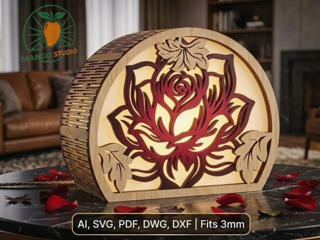 3D Rose Arch Lantern