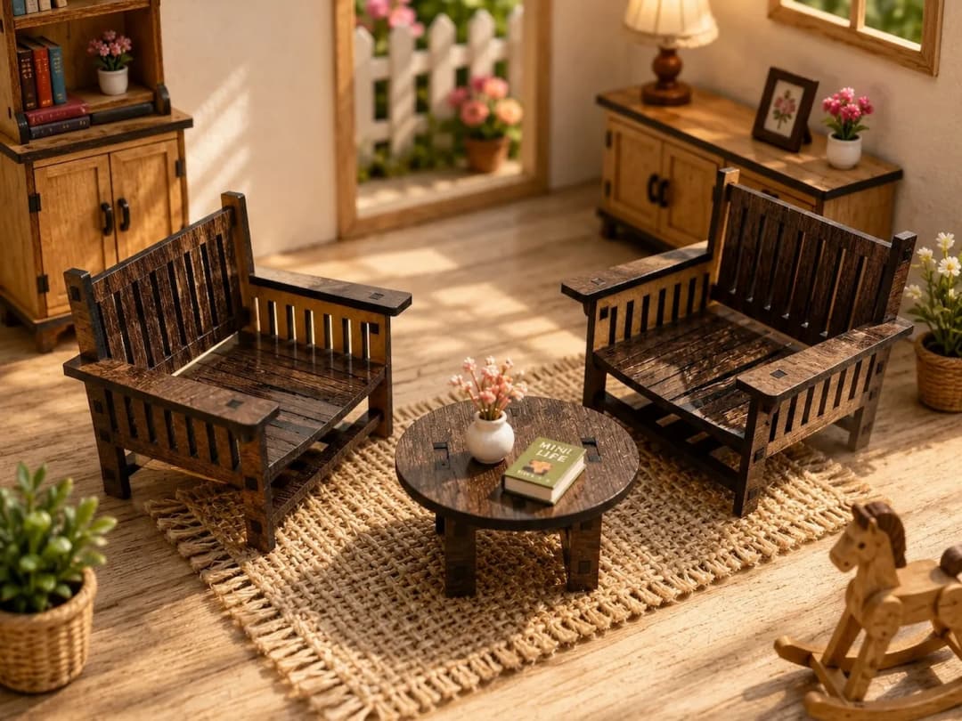 Miniature Dollhouse Furniture Miniature Dollhouse Furniture