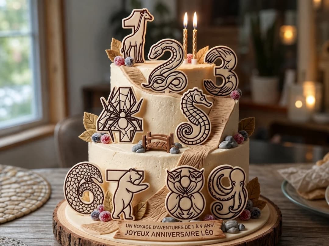 Birthday Cake Decorations in the Shape of Numbers Birthday Cake Decorations in the Shape of Numbers