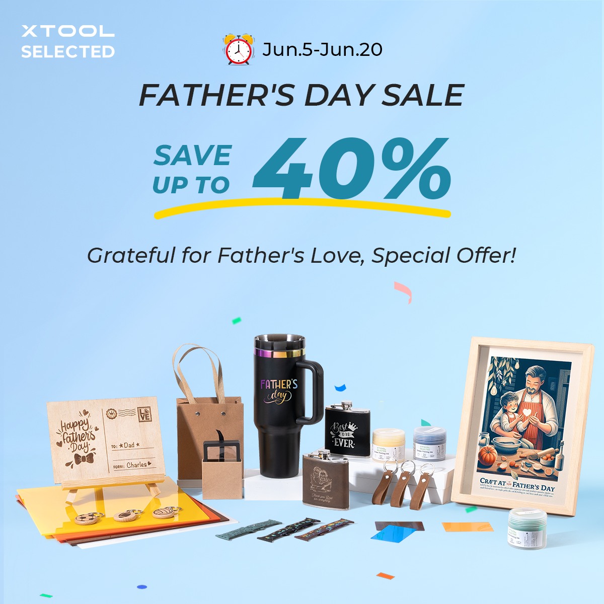 Celebrate Father's Day with xTool Selected!