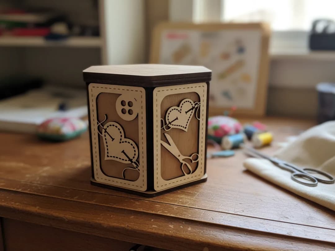 Sewing Container Hexagon