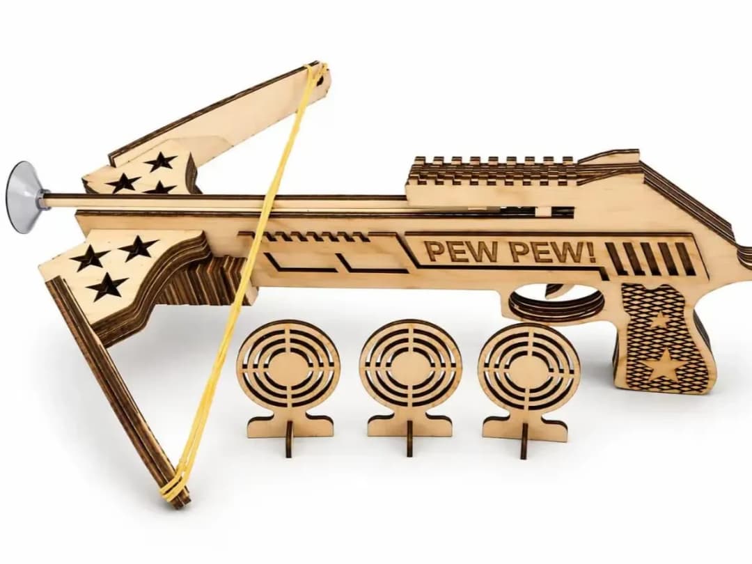 Wooden Rubber Band Crossbow