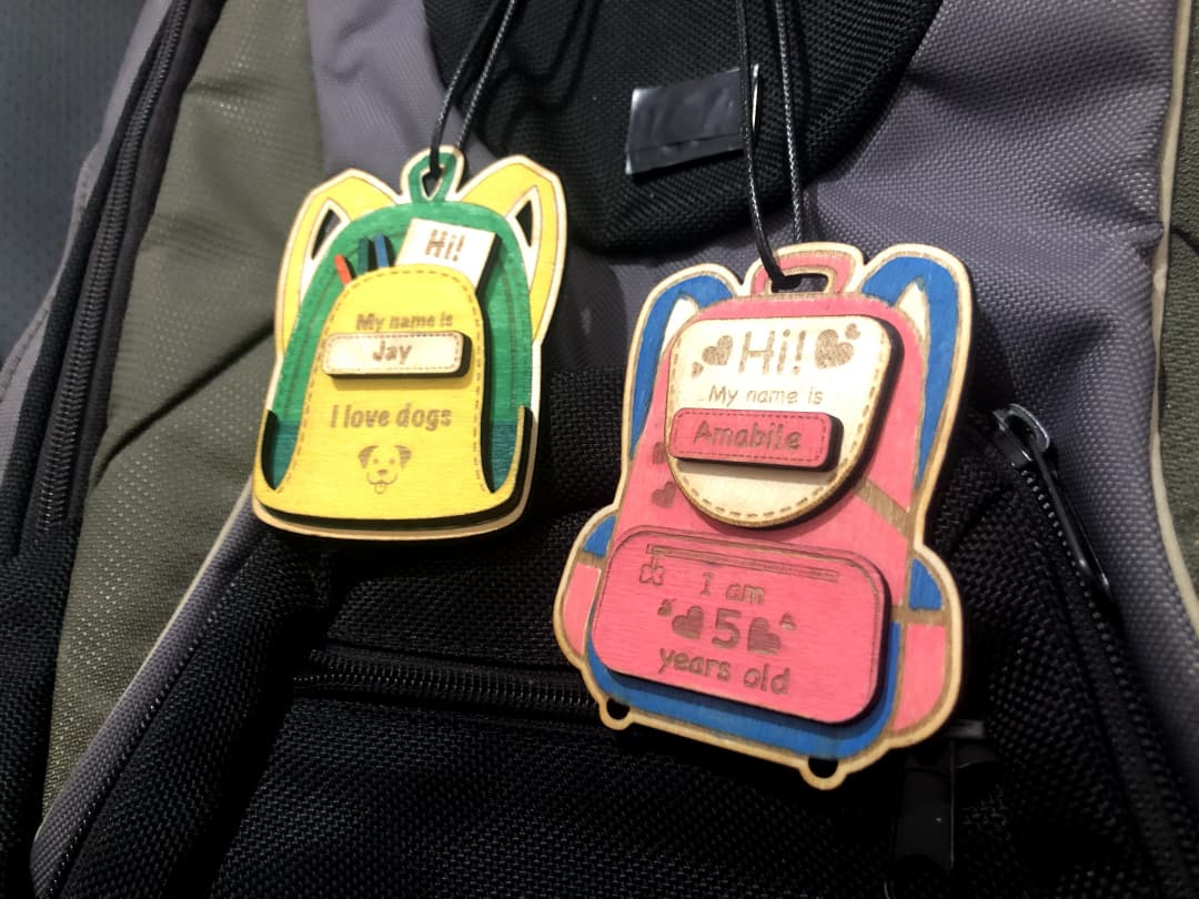 Back-to-School Backpack Necklace
