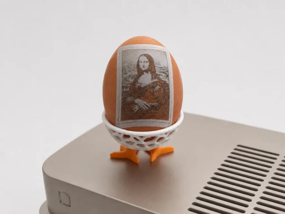 Mona Lisa On The Egg