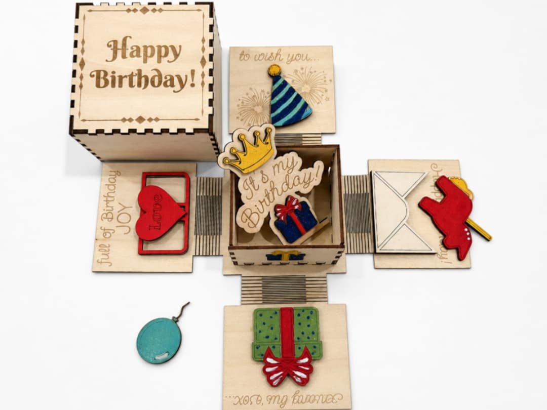 Birthday Exploding Gift Box