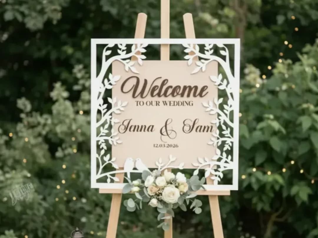 Wedding Welcome Sign