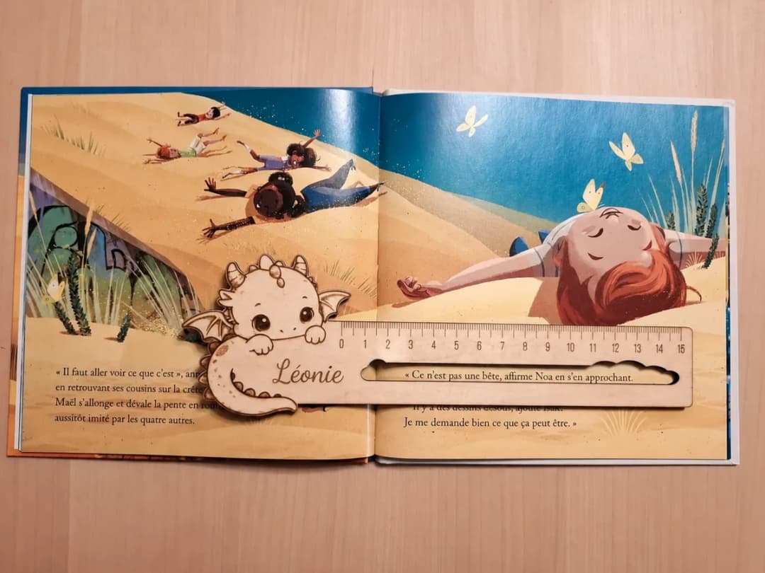 3-in-1 Dragon Reading Ruler Bookmark