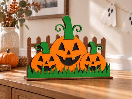 Halloween Pumpkin Garden template